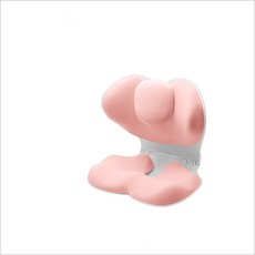 可折疊護腰靠墊 人體工學設計, 粉色
