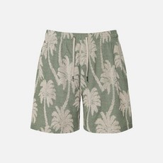 보드라이더스 루카 남성 PALMS DOWN EXOTICA ELASTIC 17인치 니트 쇼츠 (VG11BS035GNB)_CA