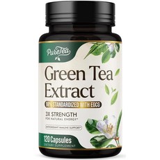 210086 SILVERONYX 녹차 추출물 1000mg 항산화 카테킨 EGCG 폴리페놀 에너지 3배 240캡슐, 1개, 120정