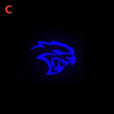 퍼들 경고 표시등 전구 도구 챌린저 데몬 차량 도어 웰컴 라이트용, 1개, 8. 2PCS