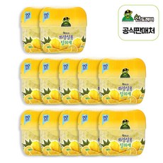 산도깨비 화장실용 탈취제 레몬향, 300g, 12개