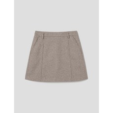 [국내매장정품] 에잇세컨즈 8SECONDS 울라이크 미니 스커트 베이지 325127LY4A 146783