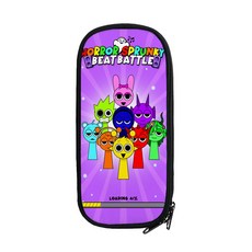 스키비디토이즈 스프런키 캐릭터 필통 파우치, 호러, 1개