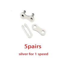 스노우체인자전거 체인 링크 커넥터 조인트 매직 버튼 사이클링 골드 스피드 산악 용 빠른 마스터 1/6/7/8/, 07 1speed 5 pairs