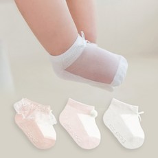 몽실이 미끄럼방지 베이비 썸머 삭스 여름 여아 망사 양말 레이스