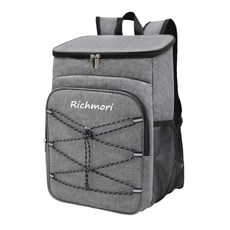 리치모리 피크닉 보온보냉 백팩, 그레이, 1개