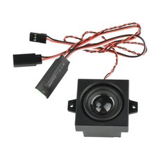 디젤 엔진 사운드 모듈 스피커 원격 제어 자동차 건설 차량 트럭 굴삭기 모델용, 1. Black, 1개