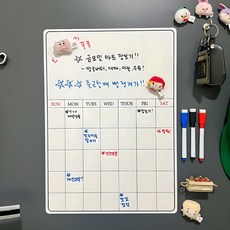 스브링 만사오케이 자석 냉장고 메모보드