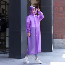 加厚成人雨衣 非一次性雨披 戶外旅遊EVA輕便塑料雨衣, 如圖