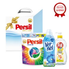 헨켈 선물세트 퍼실 디스크 26개입+버넬0.9L+프릴700ml, 1세트