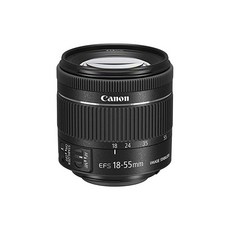 Canon 표준 줌 렌즈 EF-S18-55mm F4.0-5.6IS STMAPS-C 지원, 1개