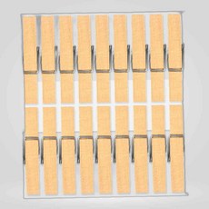 LETEO-유니아트 1500 나무집게 대 엄마와만들기 유니아트 꾸미기재료 원목