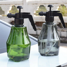 氣壓式噴壺 家用園藝小型壓力噴霧瓶 澆花灑水壺, 【灰色】1個裝/1.5昇精銅噴嘴壺