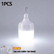 휴대용 야외 캠핑 램프 전구 후크 고전력 텐트 랜턴 야간, 1. 1pcs, 1개