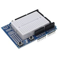 鑫隆五金 Arduino UNO R3 機器人原型擴展板，搭配 Proto Shield 麵包板，輕鬆學習電子工程與機器人設計, 1個, 原型擴展板
