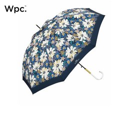 Wpc. 藝術花卉華麗感自動長傘-藍 官方直營