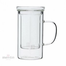 해삐아우라 뚜껑있는 내열유리 티머그 550ml 550ml머그컵