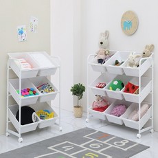 아이템톡 오픈 트롤리 바스켓 정리함 장난감 정리 수납 정리함 국내생산, 믹스6p, 보여진 바와 같이