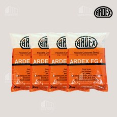 아덱스 FG4 프리미엄 욕실 주방 타일 고탄성 칼라 줄눈 시멘트 고운 가루 메지 파우더 컬러시멘트 #249 베이지, 4개