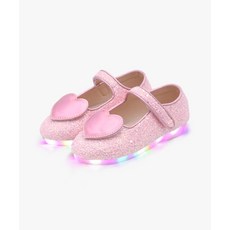 KIPHANT LED 글로우 하트빔 여아 메리제인