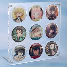 캔뱃지 보관 정리 케이스 58mm 커버(외경 60mm), 6칸