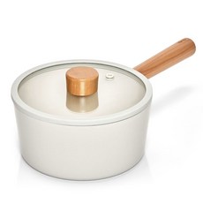 클리나 인덕션 루아 한손냄비, 18cm, 크림, 1개