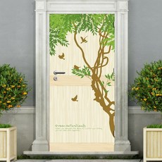 리폼 아래에서 시트지_새들과 등나무 현관문 11525ea 1(PC)