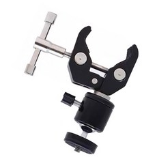 크레모아 쓰리 페이스 네오 30 캠핑랜턴 호환 볼헤드 멀티 클램프 360도 거치대, 1개