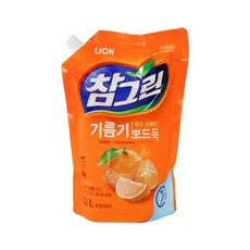 참그린 천혜향 뽀드득 주방세제 리필 1.2kg 기름기뽀드득 제주 보충형 제주천혜향 기름기, 1ml, 1g, 1개