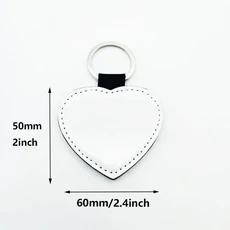 LED 승화 블랭크 키체인 아크릴 조명 라운드 전송 DIY 키체인 10 개, 01 빠른