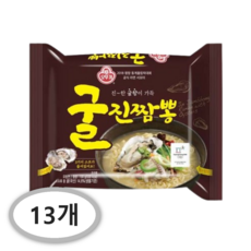 오뚜기 굴진짬뽕 라면 130g, 13개