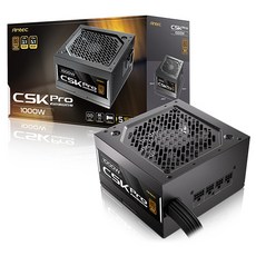Antec CSK PRO 1000W 80PLUS브론즈 230V EU 모듈러 ATX3.1, 1개, 선택하세요