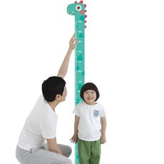 브라이프 쑥쑥크는 아이 키재기 벽 스티커, 공룡, 1세트