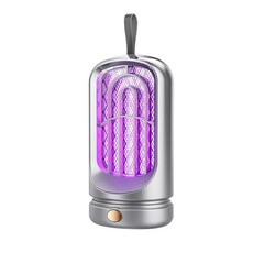 YYTY 智慧滅蚊燈 紫光誘蚊 物理電擊, 銀色