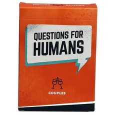 臺灣發貨-questions for humans 英文版人類的問題情侶對話遊戲卡 紙牌玩具, questions for huma, 1個