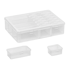 [2in1] 멀티 수납함 다용도 플라스틱 멀티박스, 1개