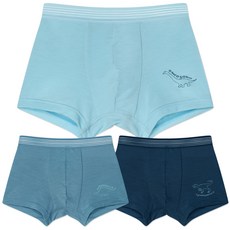 mrkids 兒童室內外人造絲四角褲3件組