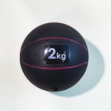 베어플 요가 필라테스 토닝볼 2kg, 블랙, 1개