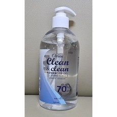 오릭스 클린앤클린 에탄올 70% 손소독제 520ml 12개 한박스