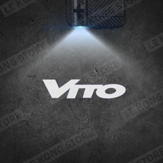 Viano Vito Sprinter Emblem W906 313 W639 자동차 도어 라이트 환영 램프 무선 프로젝터 장식 HD LED, 02 VITO Emblem, 02 2pcs, 02 2pcs