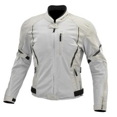 KOMINE 바이크용 재킷 JK1463 프로텍트 하프 메쉬 재킷 071463 레ディース Light Grey Black WXL