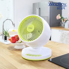 윈드보이 국산 에어 써큘레이터 공기순환기, WB-7003, 라임