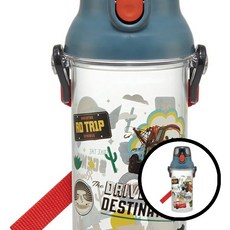 물병 카24 원터치 클리어 보틀 480ml 캐릭터 어린이 아동물병 학교 준비물