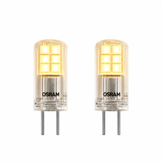 OSRAM LED 12V 2.2W GY6.35 2700K 핀 전구 저전압 LED 기존 할로겐 25W 30W 램프 대체 실내 캠핑 독서등용, 2개, 전구색