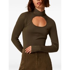 트윈셋 골지 컷아웃 스웨터