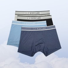 보디가드 남아 주니어 모달 플렉서블 슬릭밴드 드로즈팬티 4종 세트