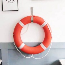 구명튜브 거치대 스텐 구명부환 행거 구명환 후크 수납 해양 튜브 걸이 랙 수상, 스텐 싱글 후크, 1개