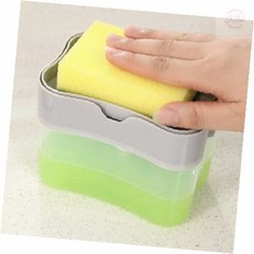 온리진 세제디스펜서+수세미거치대 주방