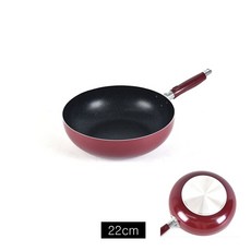 알루미늄 튀김팬 22cm 넉넉한 사이즈 튀김요리, 1개