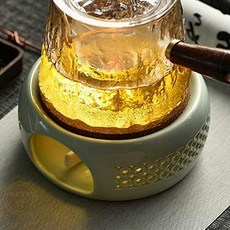 티워머 도자기 민트 힐링퓨어 찻주전자 보온 캔들 워머 1개입